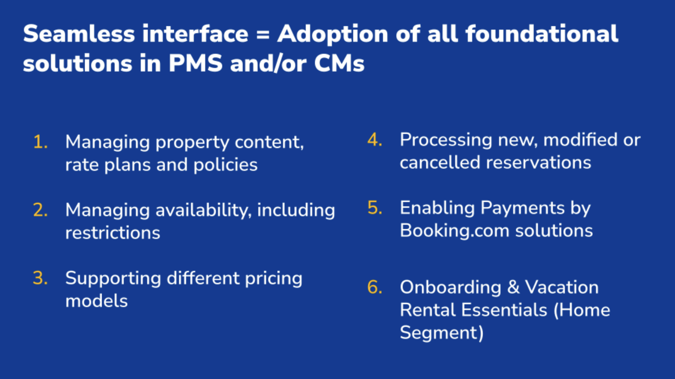 seamless interface